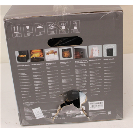 SALE OUT. Xiaomi | Smart Air Fryer (EU) | BHR7357EU | Capacity 6.5 L | Power 1800 W | Black | DAMAGED PACKAGING, SCRATCHED CORPUS ON BACK | 22 month(s)