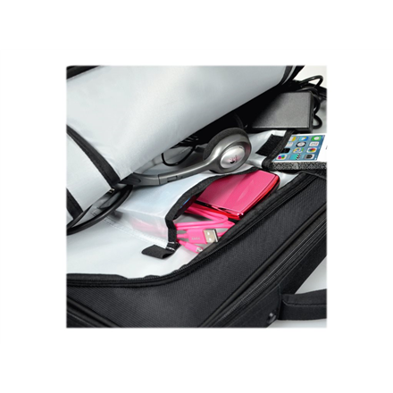 PORT DESIGNS | Courchevel | Fits up to size 15.6 " | Messenger - Briefcase | Black | Shoulder strap
