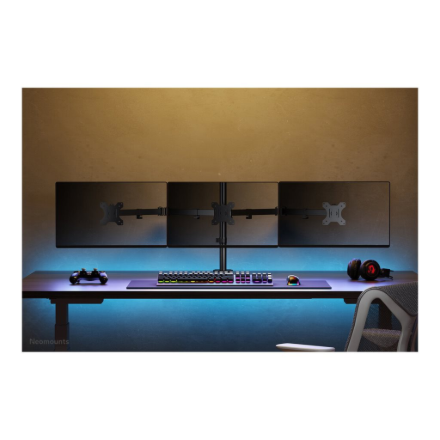 Neomounts Desk Mount | FPMA-D550D3BLACK Monitor Arm | Adjustable Height, Rotate, Tilt, Swivel | 10-27 " | Maximum weight (capacity) 6 kg | Black