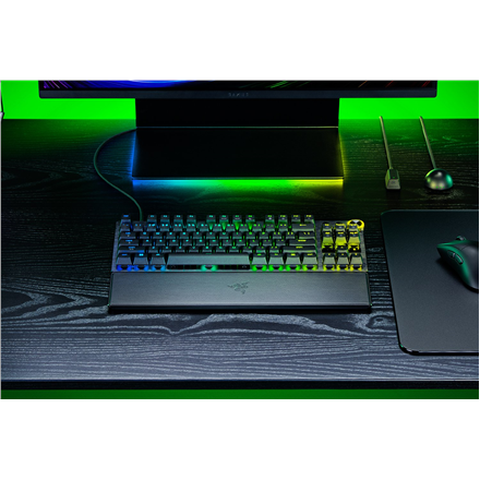 Razer Huntsman V3 Pro Tenkeyless 8KHz | Gaming keyboard | Wired | US | Razer Analog Optical Switch Gen-2 | Black