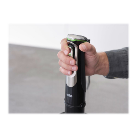 Braun | Hand Blender | MQ9138XI MultiQuick 9 | Hand Blender | 1200 W | Number of speeds 3 | Chopper | Ice crushing | Black/Stainless Steel
