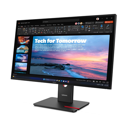 Lenovo | ThinkVision | T27QD-40 | 27 " | IPS | 16:9 | 120 Hz | 4 ms | 2560 x 1440 pixels | 350 cd/m² | HDMI ports quantity 1 | Eclipse black | Warranty 36 month(s)