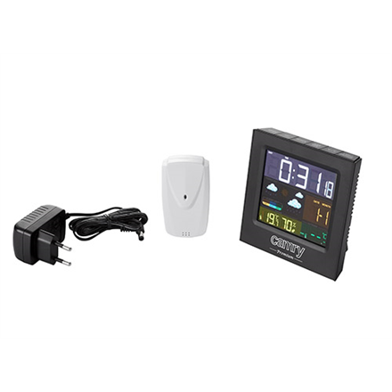 Camry | Weather station | CR 1166 | Black | Date display