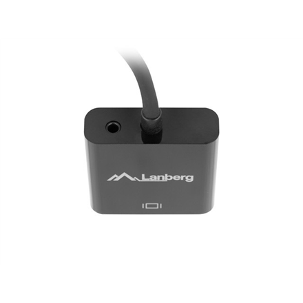 Lanberg HDMI, Mini Jack 3.5 mm, VGA Adapter | AD-0017-BK | 20 m