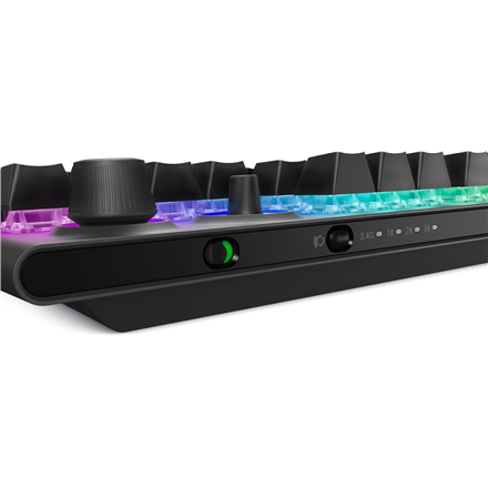 Dell | Alienware Tri-Mode AW920K | Wireless Gaming Keyboard | Wireless | Bluetooth | RGB LED light | Wireless connection | US | CHERRY MX Red | Dark Side of the Moon