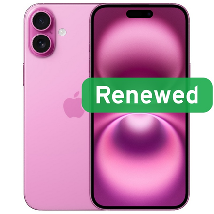 Apple Renewed Grade A++ | Apple iPhone 16 Plus | Pink | 6.7 " | OLED | 128 GB | 5G | iOS