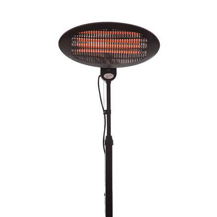 SUNRED | Heater | SMQ2000A, Elekra Quartz Standing | Infrared | 2000 W | Black | IP34