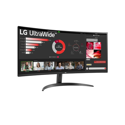LG | 34WR50QK-B | 34 " | VA | QHD | 21:9 | 100 Hz | 5 ms | 3440 x 1440 pixels | 240 cd/m² | HDMI ports quantity 2