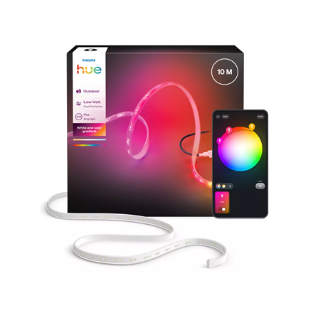 Philips Hue Flux Lightstrip for outdoor use, 10 m | 30 W | Bluetooth, Zigbee