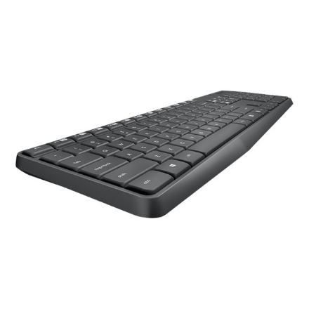 Logitech | MK235 | Keyboard and Mouse Set | Wireless | Mouse included | Batteries included | US | Black