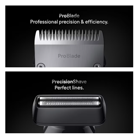 Braun 13in1 Grooming Kit | All-in-One Series 7 AIO7560 | Cordless | Number of length steps 14 | Black/Grey