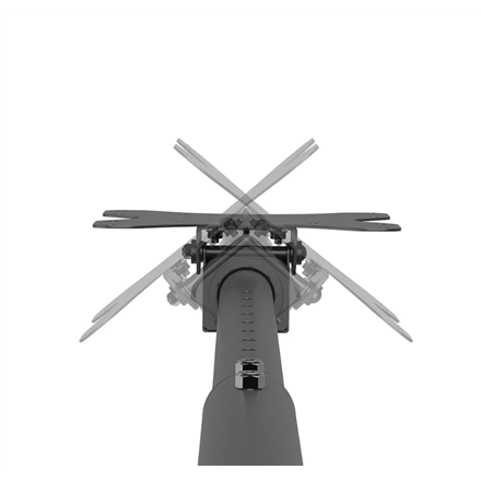 Neomounts CL35-340BL12 Monitor/TV mount Ceiling | Adjustable Height, Rotate, Tilt, Swivel | 23-42 " | Maximum weight (capacity) 50 kg | Black