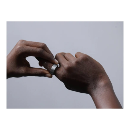 Ultrahuman | Ring Air | Raw Titanium | Size 7 | Smart Ring