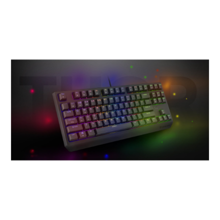 Genesis | THOR 230 TKL | Mechanical Gaming Keyboard | Wired | US | Linear | Black | RGB