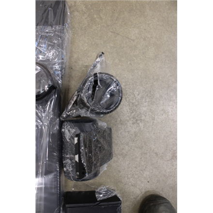 SALE OUT. | EDBAK | TR18 | Trolleys & Stands | 60-98 " | Maximum weight (capacity) 80 kg | DAMAGED PACKAGING, SCARTCHED | Black
