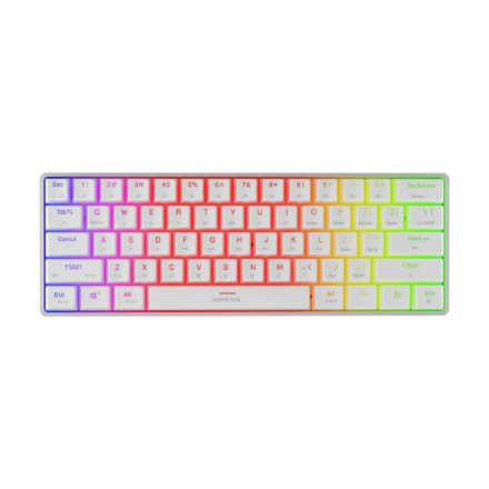 Genesis | THOR 660 G2 | Gaming Keyboard | Wireless/Wired | US | Linear | White | RGB