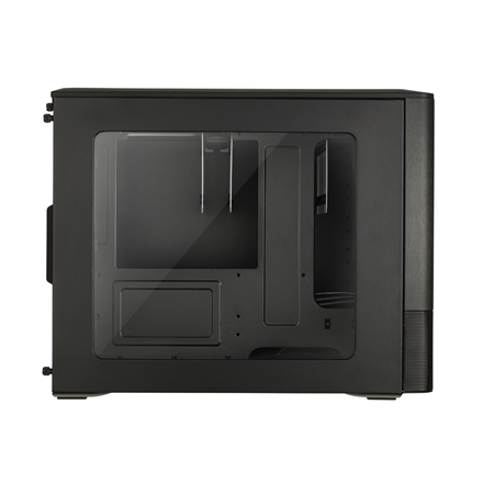 Fractal Design | NODE 804 | Side window | 2 - USB 3.0Audio in/outPower button with LED (white)HDD activity LED (white) | Black | Micro ATX
