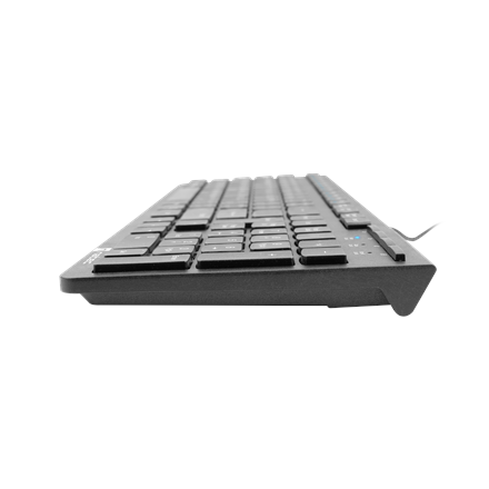 Natec | Keyboard | Discus 2 Slim | Standard | Wired | US | Black
