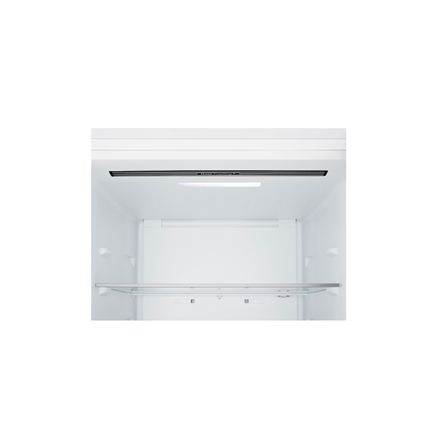 LG Refrigerator | GBBSJ10ESW | Energy efficiency class E | Free standing | Combi | Height 186 cm | Fridge net capacity 220 L | Freezer net capacity 113 L | Display | 35 dB | White