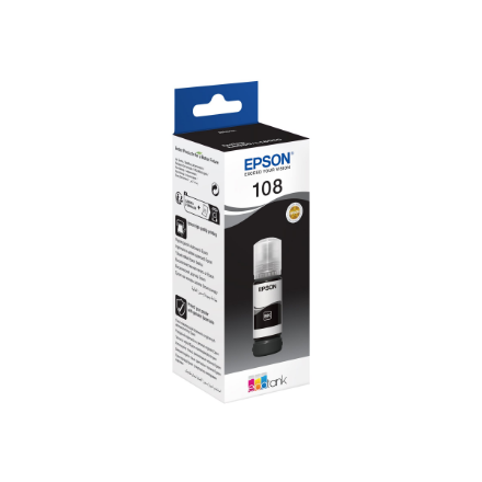 Epson 108 EcoTank | Ink Bottle | Black
