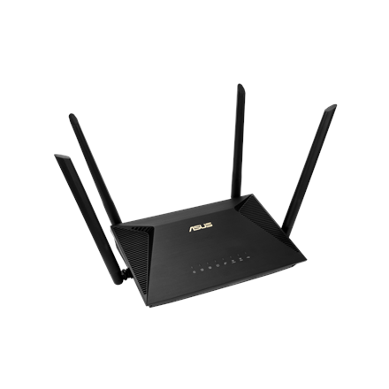 Wireless AX1800 Dual Band Gigabit Router | RT-AX53U | 1201+600 Mbit/s | Ethernet LAN (RJ-45) ports 4 | Mesh Support No | MU-MiMO Yes | No mobile broadband | Antenna type External antenna x 4 | 36 month(s)