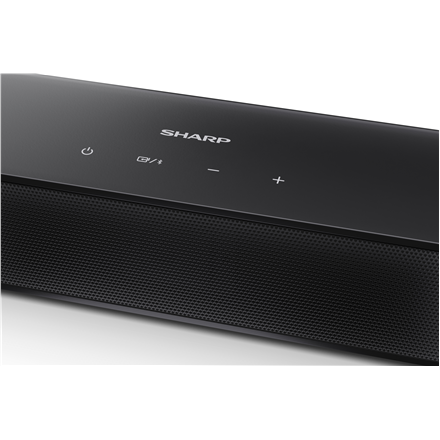 Sharp Compact 2.1 Soundbar with Wireless Subwoofer | HT-SBW121 | 240 W | Bluetooth | Black | Wireless connection