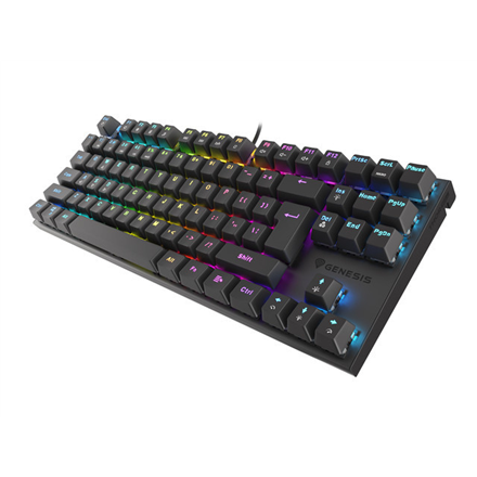 Genesis | THOR 303 TKL | Gaming Keyboard | Wired | Mechanical | RGB LED light | US | Replaceable "HOT SWAP" Switches