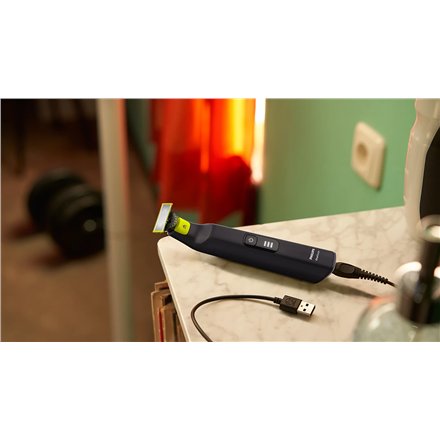 Philips Face and Body Shaver | QP6542/15 OneBlade Pro 360 | Operating time (max) 90 min | Wet & Dry | Lithium Ion | Black