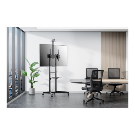 Neomounts Floor stand | FL50-550BL1 TV trolley | Adjustable Height, Tilt | 37-70 " | Maximum weight (capacity) 50 kg | Black