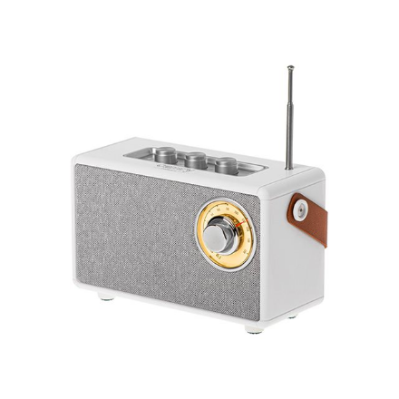 Camry | Speaker with radio | CR 1902 W | White | Wireless connection