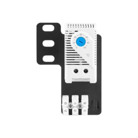 Lanberg Closed-loop thermostat 10A for rack cabinets with 19" ear and terminal block | AK-1505-S | Gray