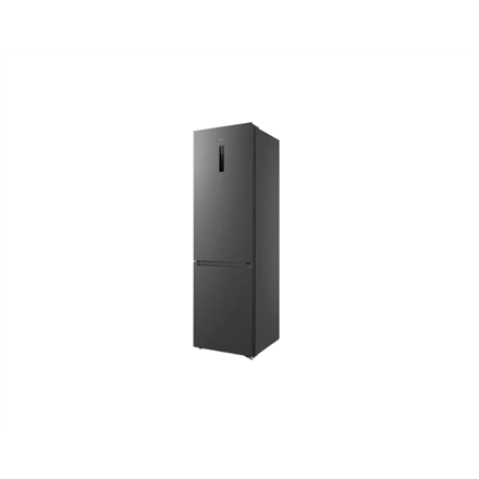 TCL Refrigerator | RC382BXC0EU | Energy efficiency class C | Free standing | Combi | Height 203 cm | No Frost system | Fridge net capacity 265 L | Freezer net capacity 117 L | Display | 35 dB | Inox