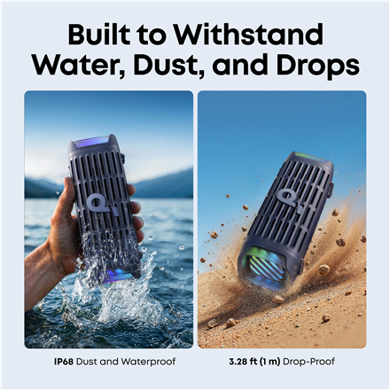 Anker Soundcore Speaker | Boom 3i | 50 W | Waterproof | Bluetooth | Blue | Portable | Wireless connection
