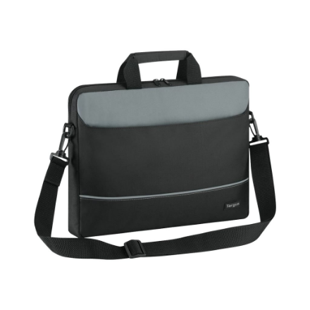 Targus | Intellect | Fits up to size 15.6 " | Messenger - Briefcase | Black/Grey | Shoulder strap