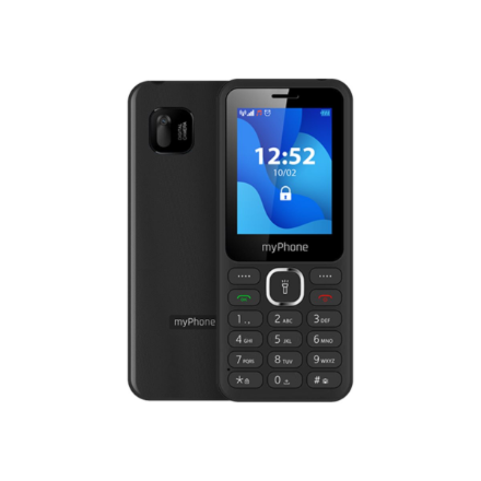myPhone 6320 | Black | 2.4 " | TFT | 32 MB | 32 MB | Dual SIM | Main camera resolution 0.3 MP | 100 mAh