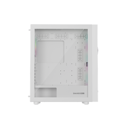 Genesis Gaming PC Case | Diaxid 605 ARGB | White | Midi Tower