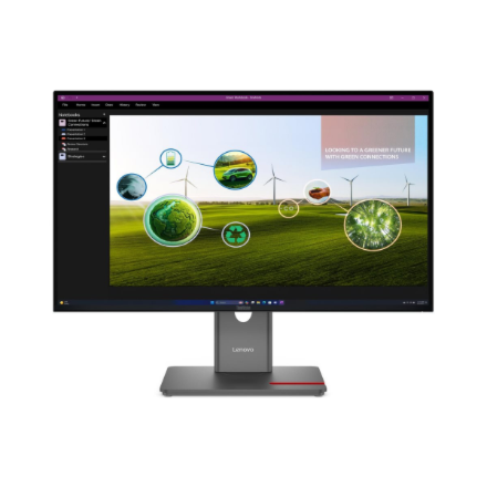 Lenovo | ThinkVision | P27Q-40 | 27 " | IPS | 16:9 | 120 Hz | 4 ms | 350 cd/m² | HDMI ports quantity 1 | Eclipse black | Warranty 36 month(s)