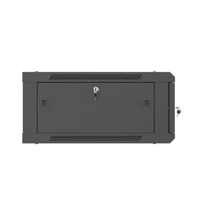 Lanberg Wall mounted installation cabinet 19" 4U 600X600 | WF01-6604-00B | Black