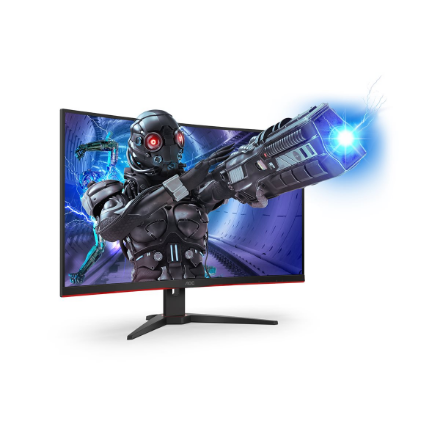 AOC | Curved Gaming Monitor | C32G2ZE | 31.5 " | VA | FHD | 16:9 | 240 Hz | 1 ms | 1920 x 1080 | 300 cd/m² | Headphone out (3.5mm) | HDMI ports quantity 2 | Black | Warranty 36 month(s)