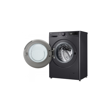 LG | Washing Machine | F2WR508S2M | Energy efficiency class A | Front loading | Washing capacity 8 kg | 1200 RPM | Depth 48 cm | Width 60 cm | LED | Middle Black