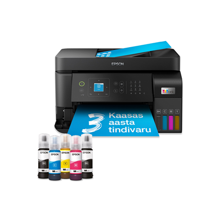 Epson | Multifunctional printer | EcoTank L5590 | Inkjet | Colour | Inkjet Multifunctional Printer | A4 | Wi-Fi | Black