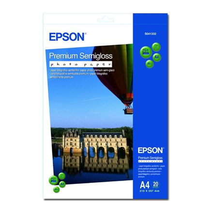 Premium Semigloss Photo Paper, DIN A4, 251g/m², 20 Sheets | A4