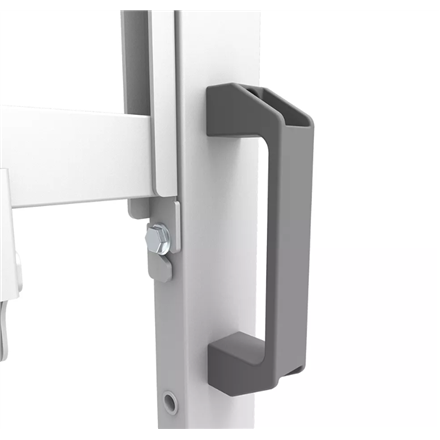 Neomounts Floor stand | FL50-575WH1 TV trolley | Adjustable Height | 65-110 " | Maximum weight (capacity) 125 kg | White