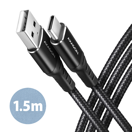 AXAGON | Data and charging cable, 1.5 m | BUCM-AM15AB | USB Type-C to USB Type-A