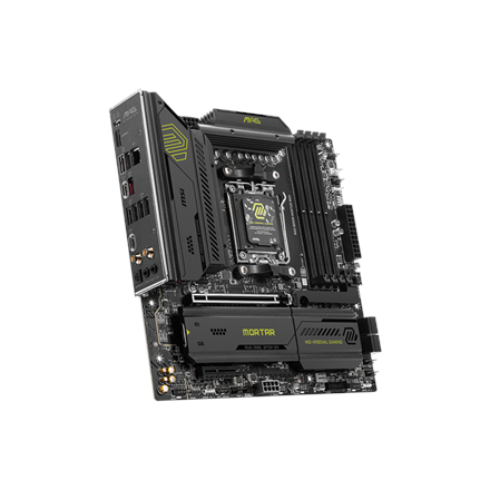 MSI MAG B850M MORTAR WIFI | Processor family AMD | Processor socket AM5 | DDR5 | Supported hard disk drive interfaces SATA, M.2 | Number of SATA connectors 4