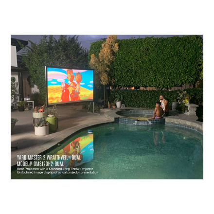 Elite Screens | Yard Master 2 Mobile Outdoor screen CineWhite | OMS100H2 | Diagonal 100 " | 16:9 | Viewable screen width (W) 222 cm