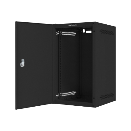 Lanberg | Rack cabinet 10" wall-mount 9U/280x310 for self-assembly with metal door (flat pack) | WF10-2309-00B | Black