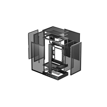 Deepcool CH270 DIGITAL | Black | Mini-Tower | ATX PS2