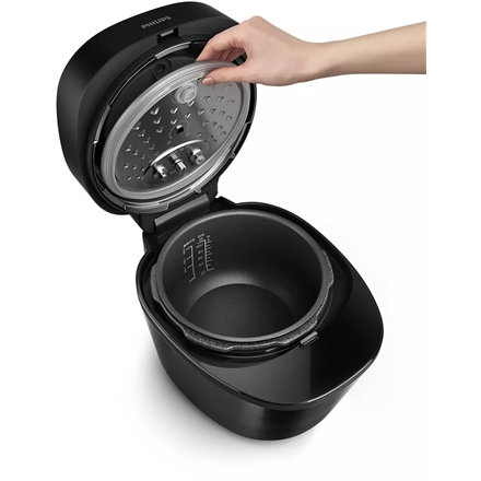 Philips | All-in-one Pressure Cooker | HD2151/40 | 1000 W | 5 L | Number of programs 12 | Black
