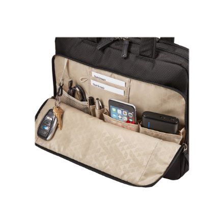 Case Logic | NOTIA-114 | Slim Briefcase | Fits up to size 14 " | Black | Shoulder strap